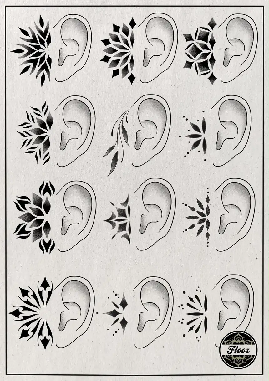 Flash Petits ornements pour l'oreille par Flo